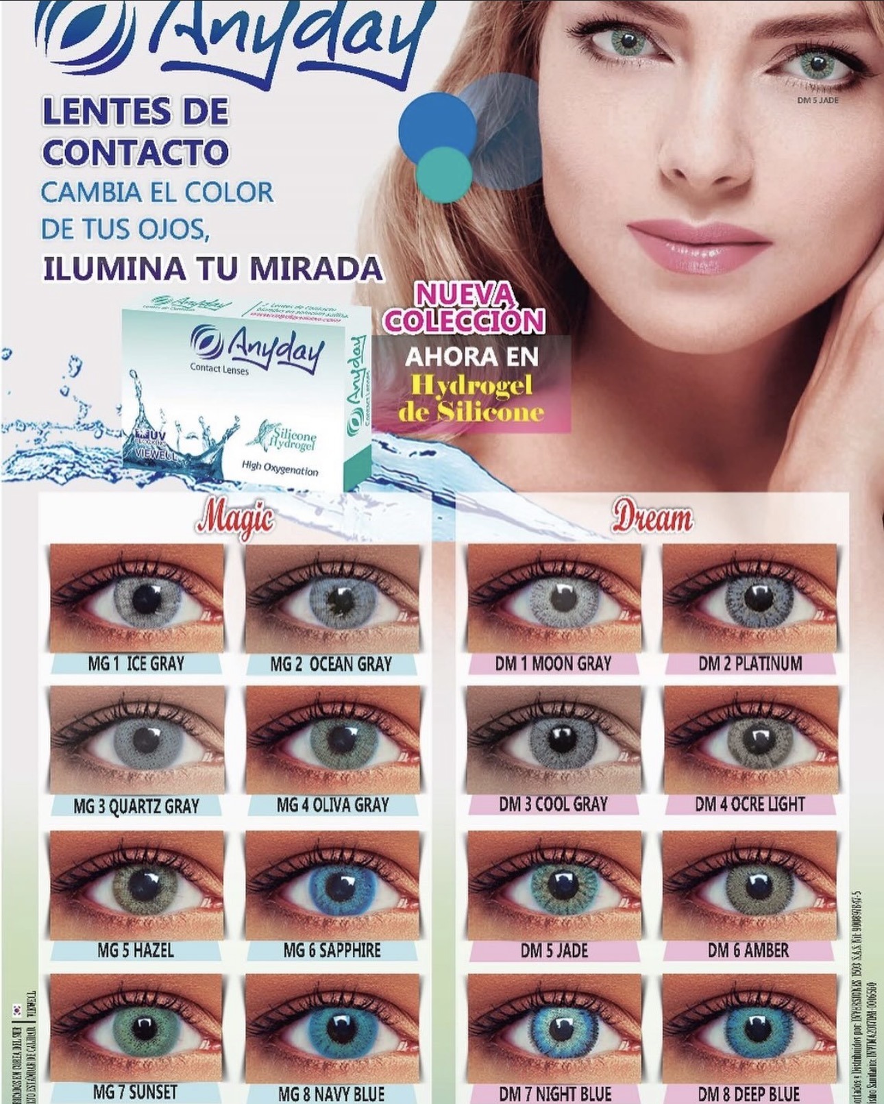 Lentes de color naturales Anyday · Hidrogel de Silicona · foto 2