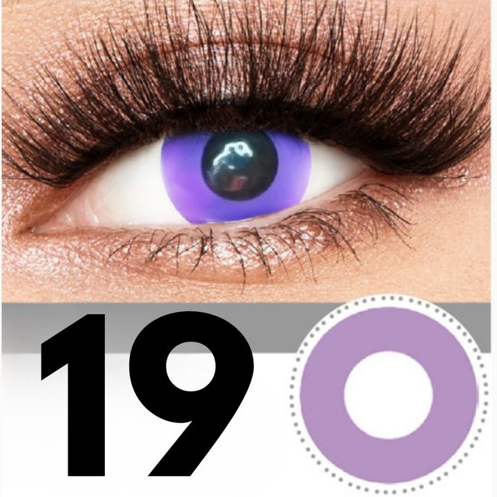 Lente de Halloween #19: Violeta sólido de borde a borde · foto 3