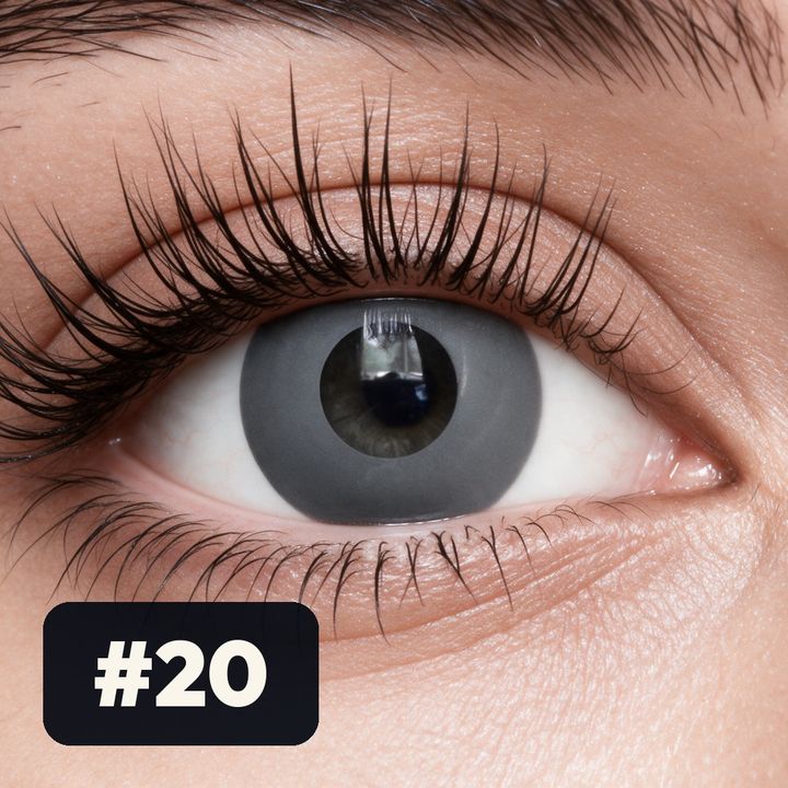 Lente de Halloween #20: Gris sólido de borde a borde