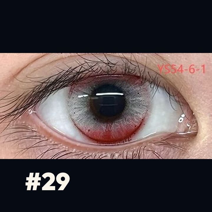 Lente de Halloween #29: Rojo desvanecido hacia el gris, sin borde duro · foto 3