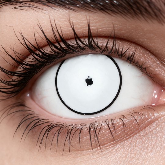 Lente de Halloween #2: Ojo en blanco con pupila diminuta · foto 2
