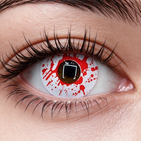 Lente de Halloween #4: Blanco con sangre escurriendo · foto 2
